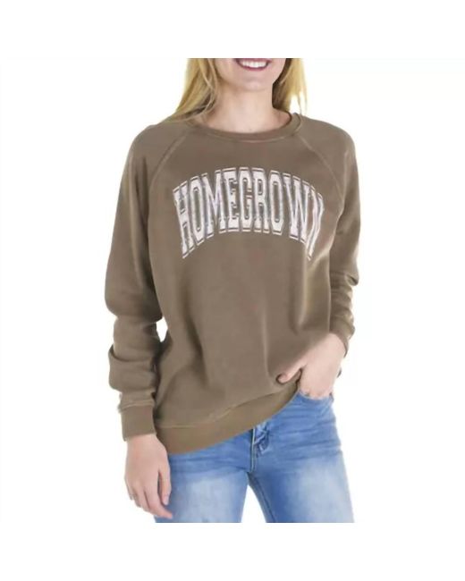 Thread & Supply Brown Homegrown Sweatshirt
