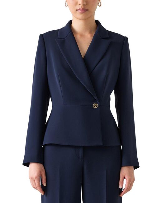 L.K.Bennett Blue Audrey Jacket