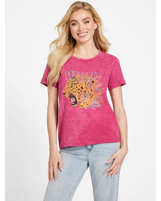 Guess Factory Pink Wilda Tee