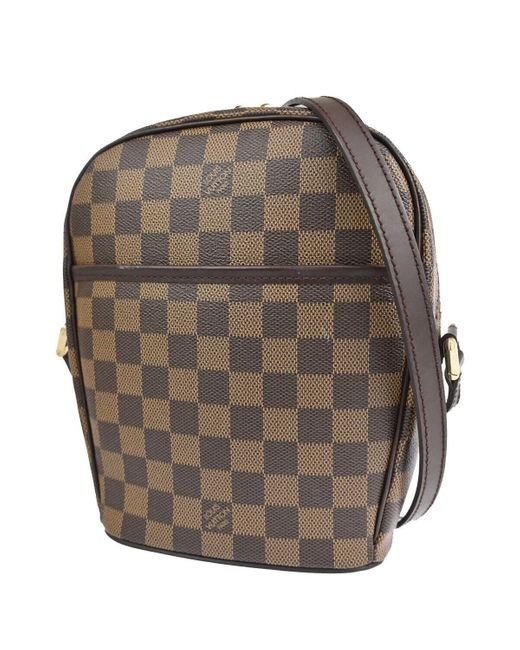 Louis Vuitton Gray Ipanema Canvas Shoulder Bag (pre-owned)