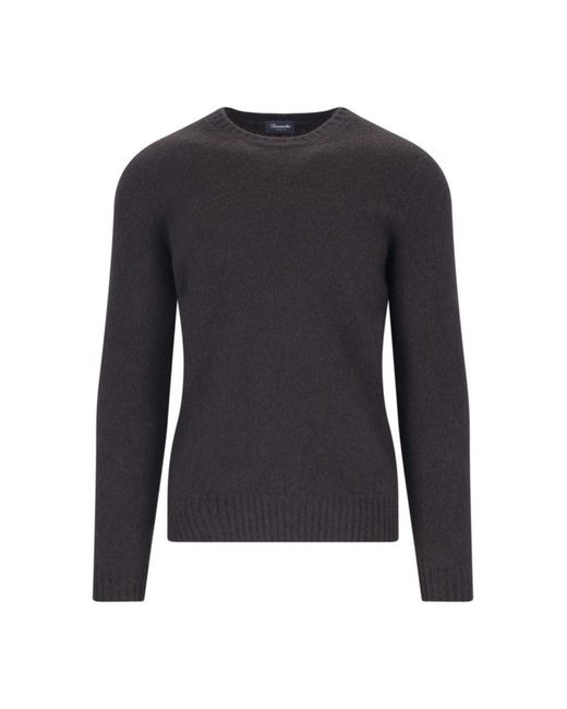 Drumohr Blue Basic Sweater for men