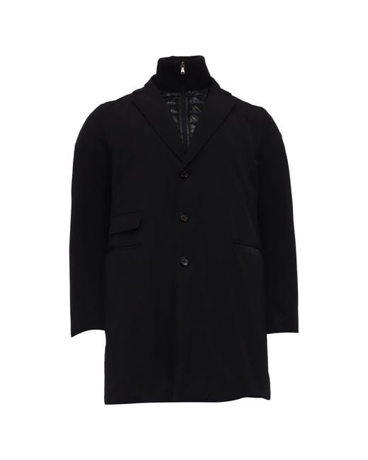 Moncler Black Padded Coat for men