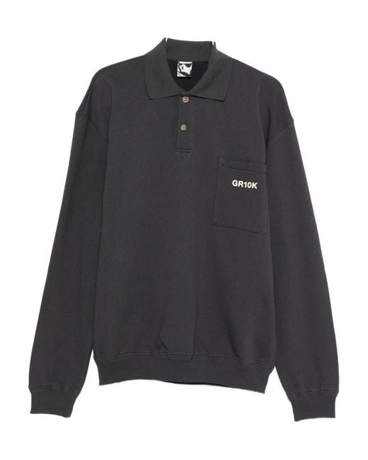 GR10K Black Dark Logo Chest Pocket Jacket for men