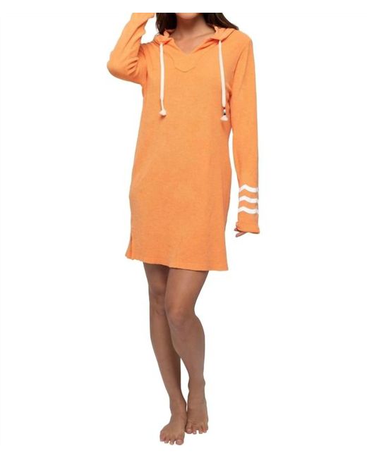 Sol Angeles Orange Loop Terry Tunic Dress