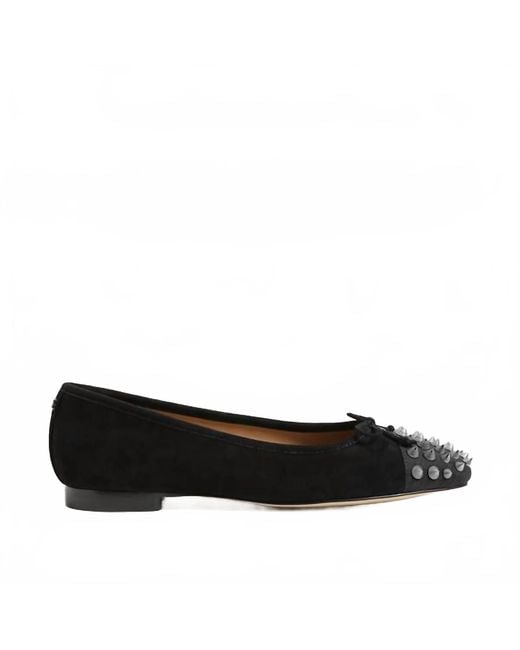 Sam Edelman Black Monet Cap Toe Ballet Flat