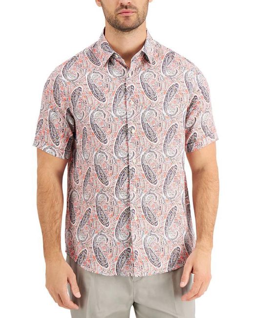 Tasso elba hot sale linen shirt