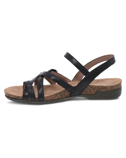 Dansko Black Roslyn Sandal