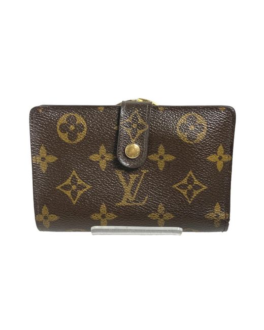 Louis Vuitton Brown Viennois Canvas Wallet (pre-owned)