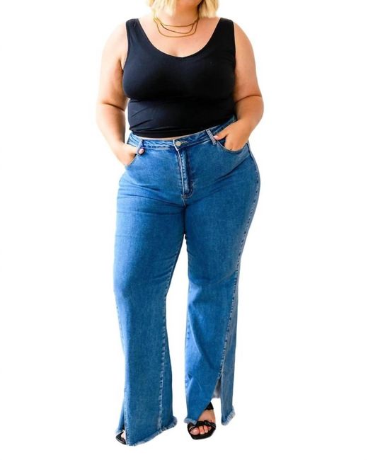 Judy Blue High Waist Column Straight Jeans