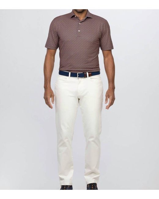 Turtleson White Brew Performance Polo for men