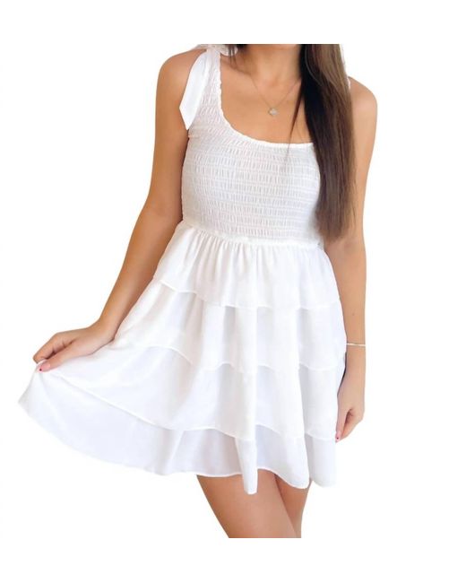 Olivaceous White Days Like This Dress
