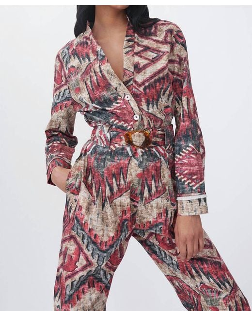 Chufy Red Cairo Jumpsuit