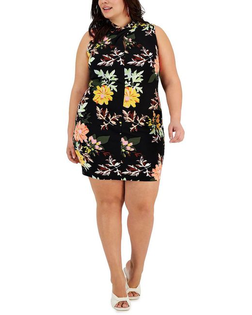 Rachel Roy Black Plus Summer Short Mini Dress