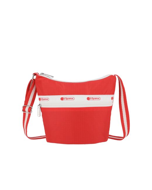 LeSportsac Red Mini Bucket Shoulder Bag