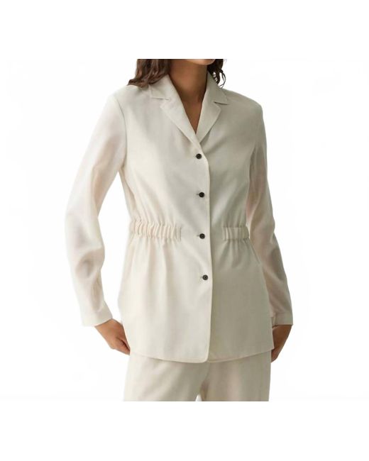Theory Natural Cinch Waist Jacket