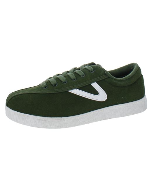 Tretorn Green Nylite Plus Suede Active Trainers Casual And Fashion Sneakers for men