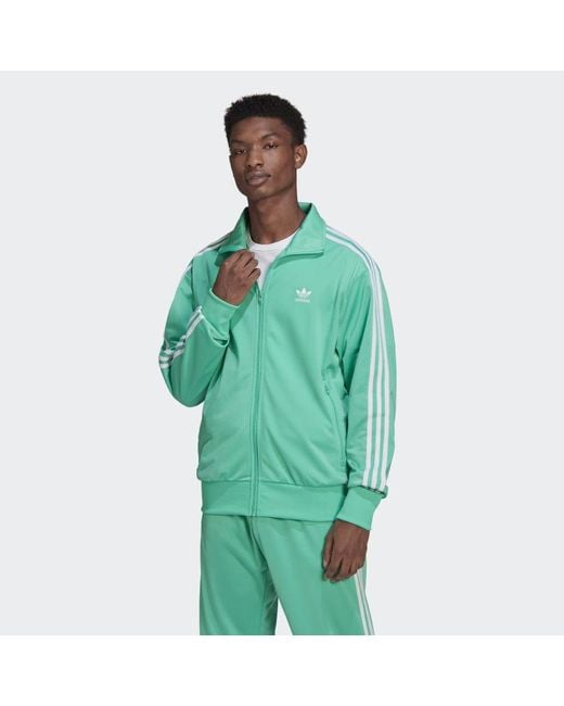 adidas Adicolor Classics Firebird Track Jacket in Green for Men | Lyst