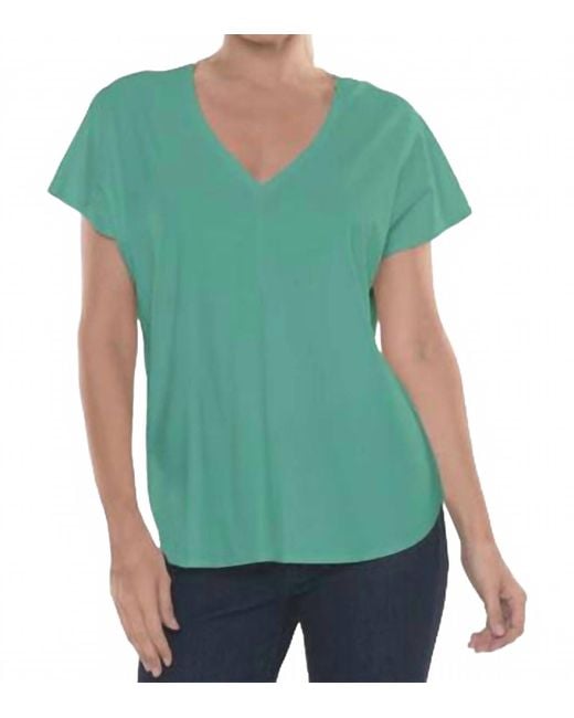 Elior Green Zoe Center Seam Top