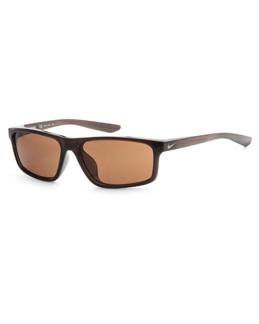 Nike Brown 59 Mm Sunglasses Cw4656-220 for men