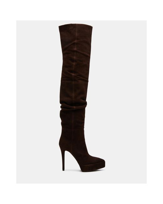 Steve Madden Brown Ashley Taupe Suede