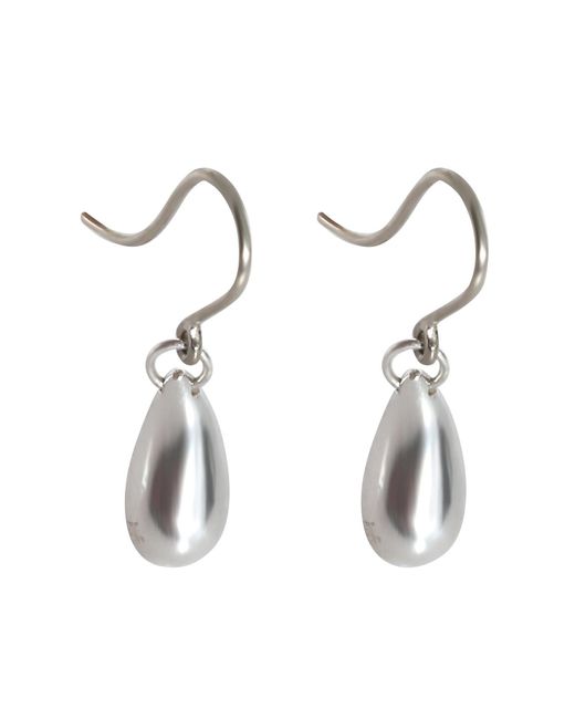 Tiffany & Co Metallic Elsa Peretti Teardrop Earrings