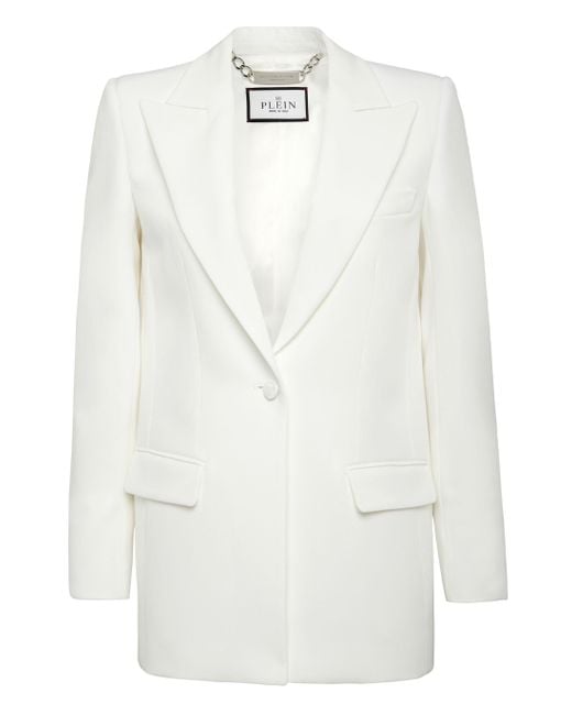 Philipp Plein White Blazer