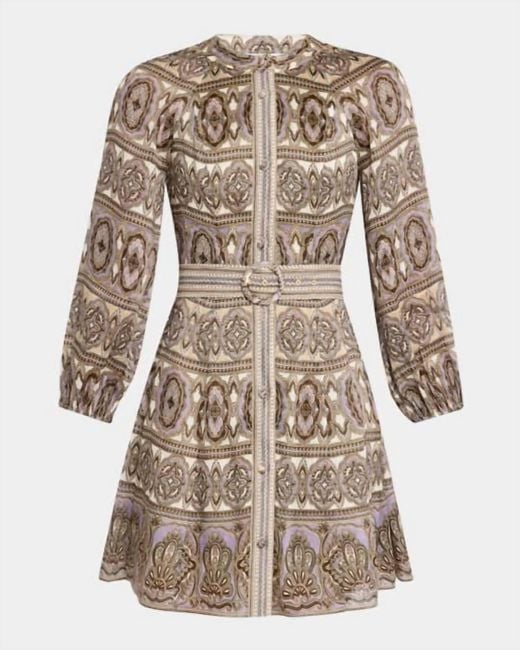 Veronica Beard Brown Kumar Dress