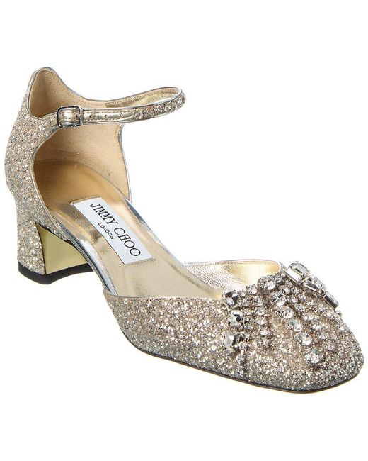Jimmy Choo Metallic Verity/Bh 45 Glitter Pump
