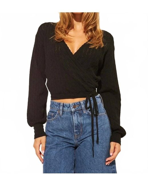 John + Jenn Black August Wrap Sweater