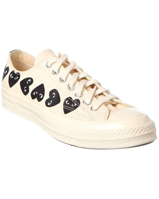 Comme des Garçons White Comme Des Garçons X Converse Chuck 70 Canvas Sneaker for men