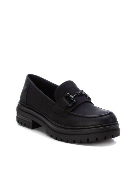 Xti Black Moccasins