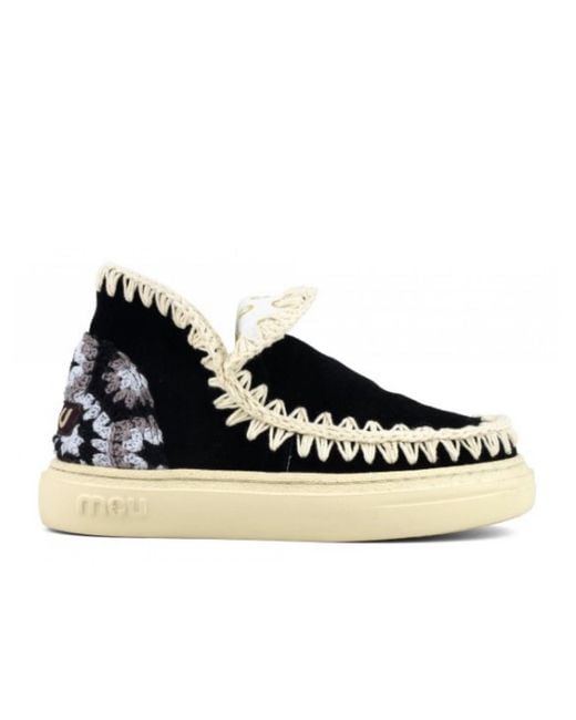 Mou Black Bold Eskimo Sneakers