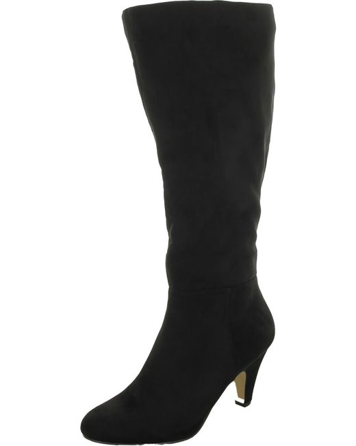 Bella Vita Black Corrine Plua Zipper Knee-high Boots