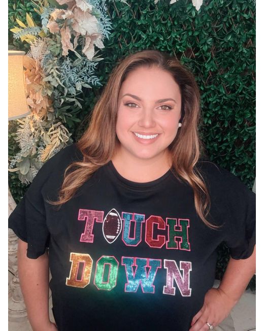 Umgee Green Touch Down Boxy Tee