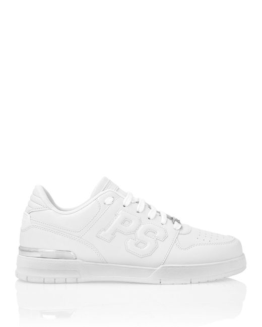 Philipp Plein White Low Top Ps for men