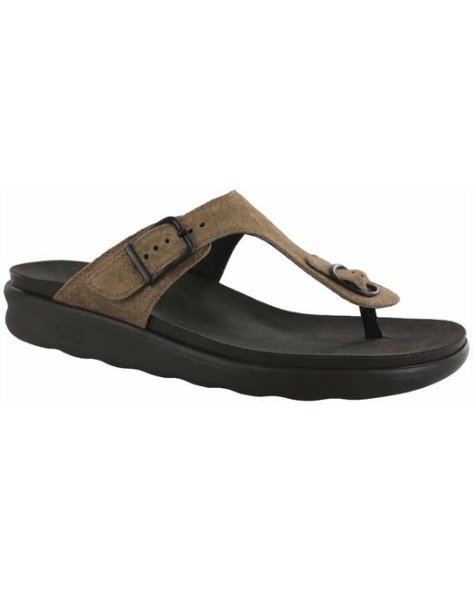 SAS Black Sanibel Sandal