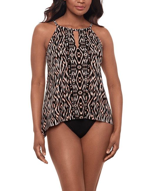 Miraclesuit Black Topkapi Peephole Tankini
