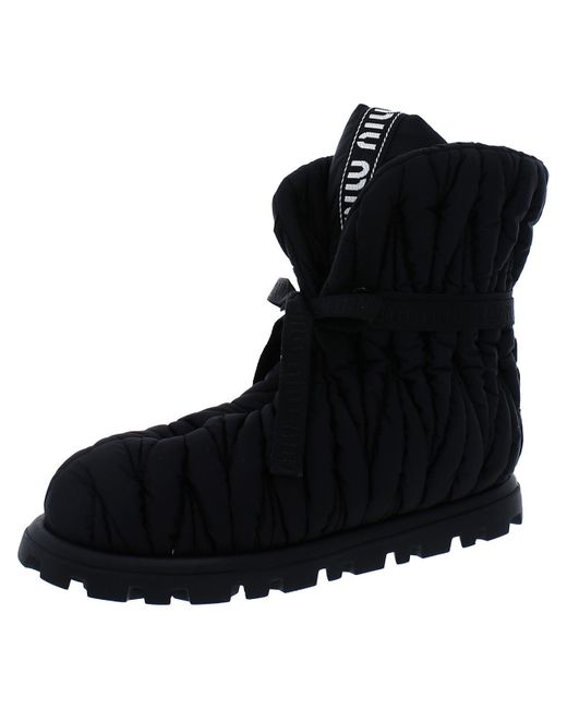 Miu miu snow boots cheap