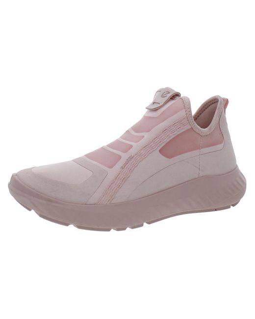 Ecco Pink Comfort Insole Man Made Casual And Fashion Sneakers