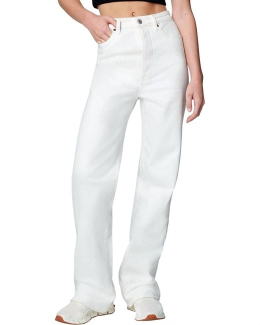 Blank NYC White The Franklin Rib-cage Jeans