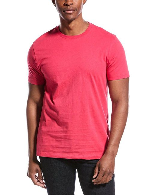 FRAME Pink Logo T-shirt for men