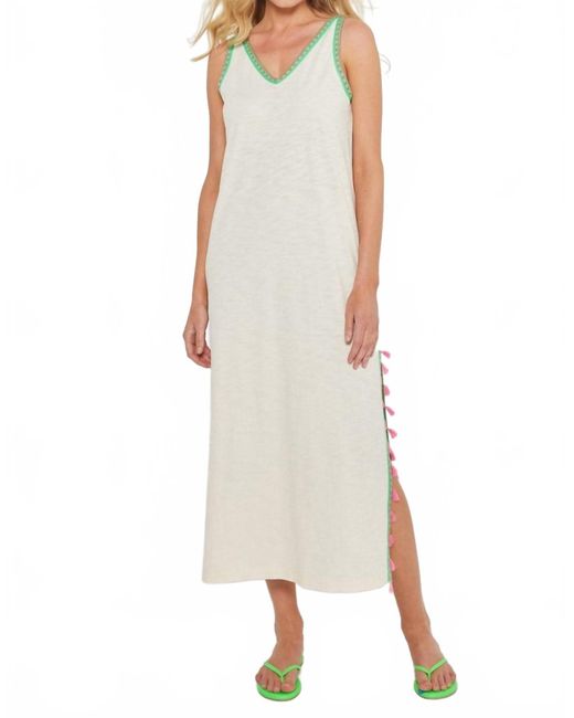 Lisa Todd Natural Tassel Toss Maxi Dress