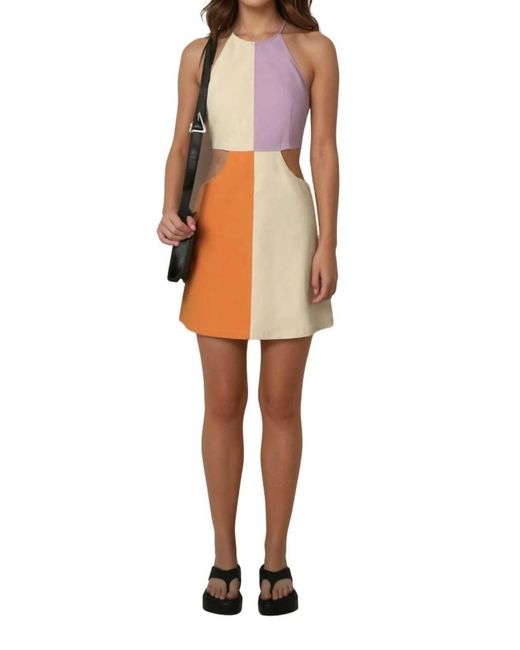 Amy Lynn Multicolor Color Block Chaos Dress