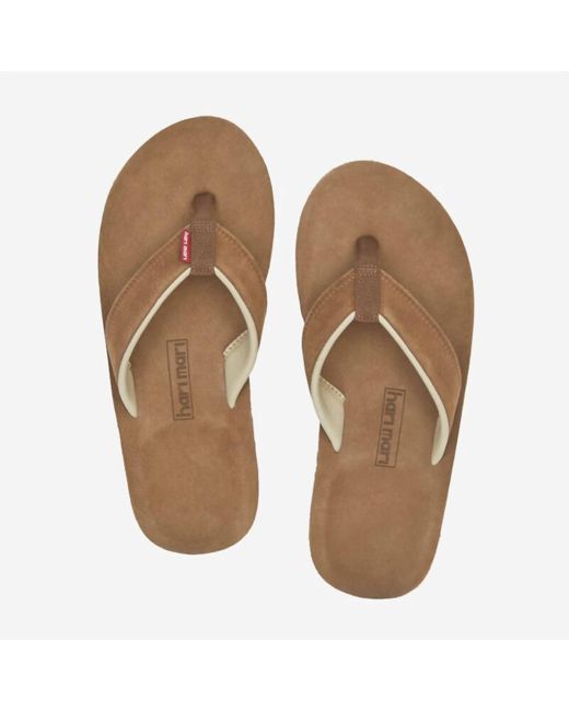 Hari Mari Pier Flip Flop Sandals In Java in Brown for Men | Lyst