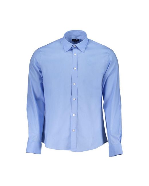North Sails Blue Light Cotton Shirt for men