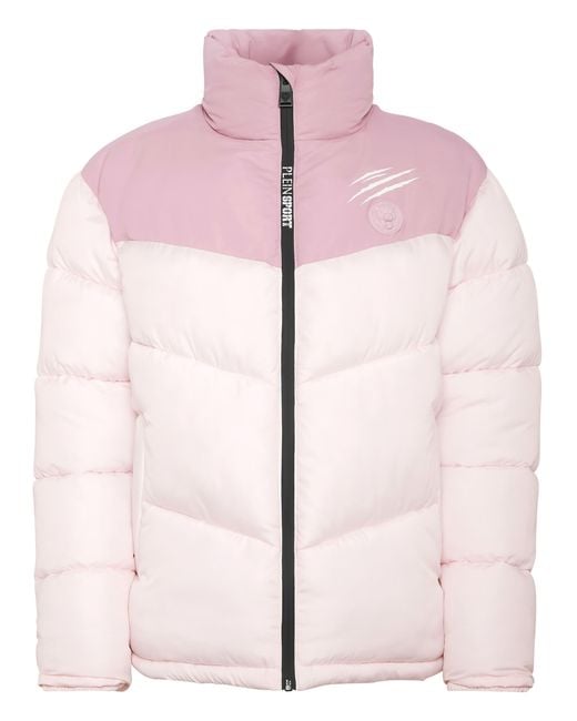 Philipp Plein Pink Puffer Jacket