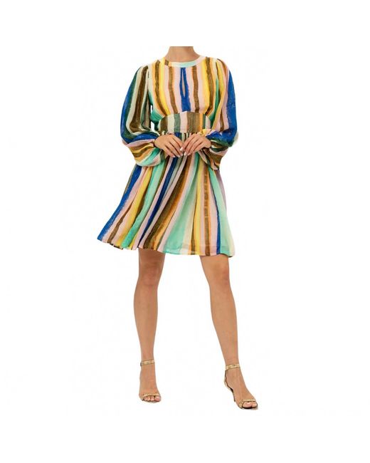 Oliphant Multicolor Balloon Waisted Mini