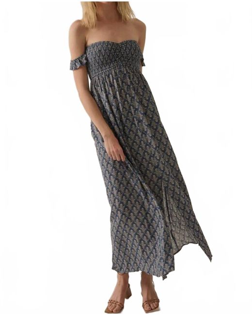 chinese dress ladies Be Together Maxi Dress Blue