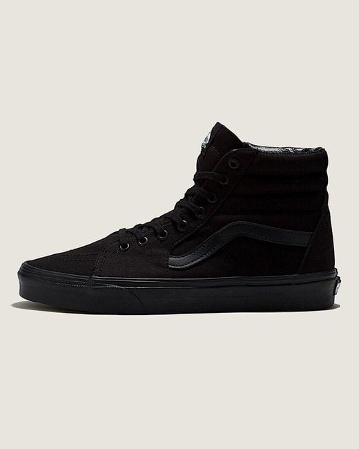 Vans Black Sk8-Hi Canvas 'True' Shoes