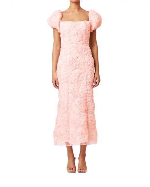 Elliatt Women's Pink Rosella Midi Dress